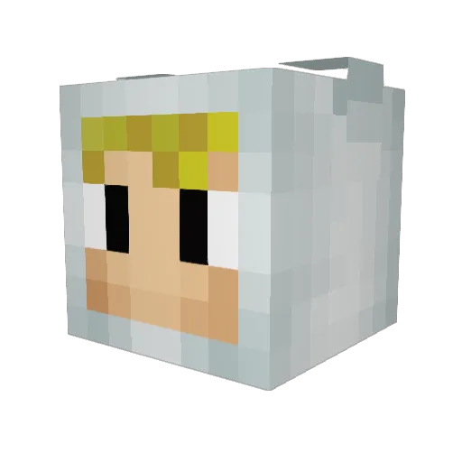 tomas_luzia Minecraft avatar head, 3D render