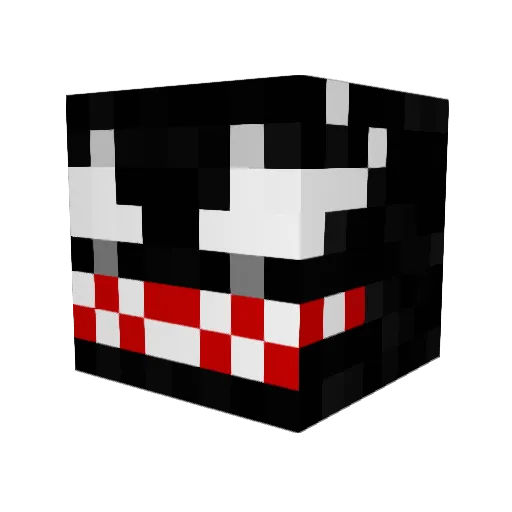 tomasquinteros Minecraft avatar head, 3D render