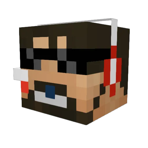 tomasyt2 Minecraft avatar head, 3D render