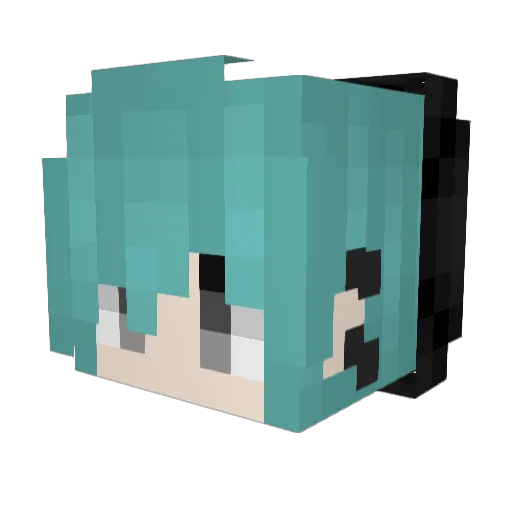tomaszpro_ Minecraft avatar head, 3D render