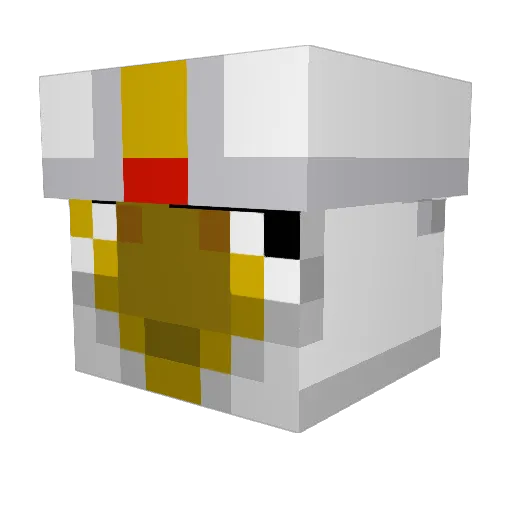 tomat_katt Minecraft avatar head, 3D render