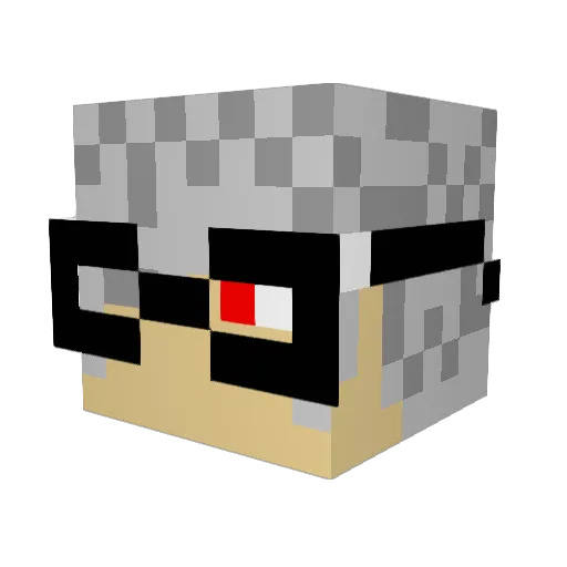tomato1009 Minecraft avatar head, 3D render