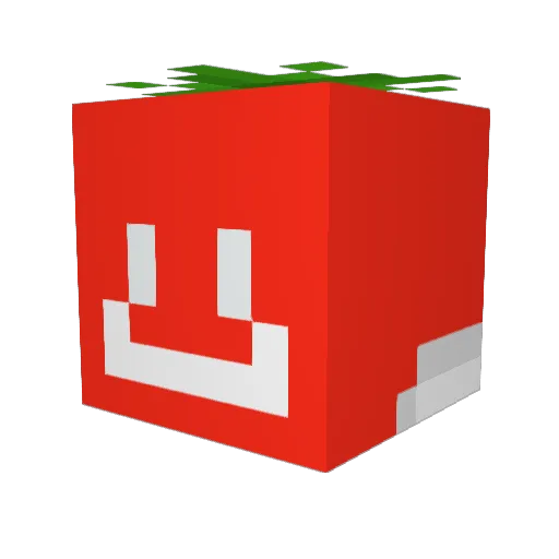 tomato19022007 Minecraft avatar head, 3D render