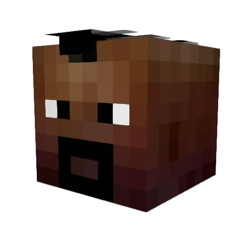 tomato2011 Minecraft avatar head, 3D render
