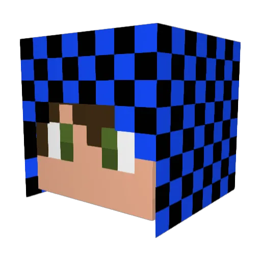 tomato721 Minecraft avatar head, 3D render