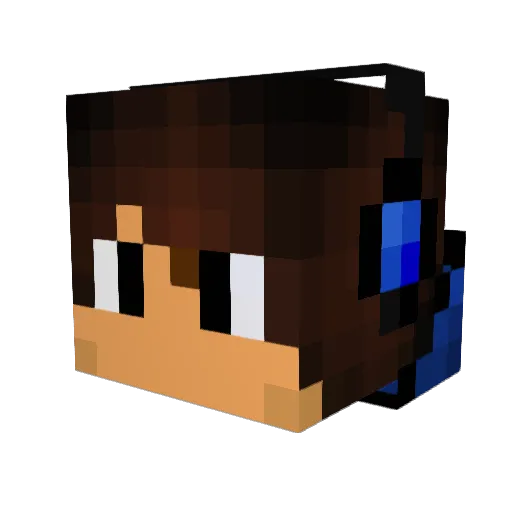 tomato_egg Minecraft avatar head, 3D render