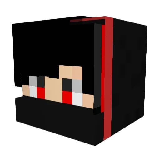 tomatomarugames Minecraft avatar head, 3D render