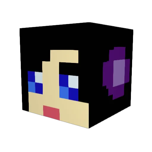tomatosauce12 Minecraft avatar head, 3D render
