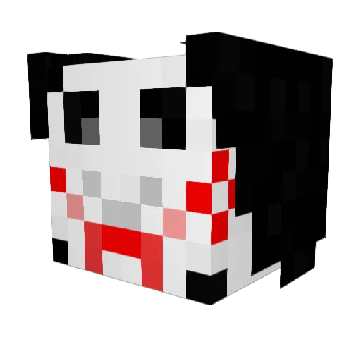 tomb1398 Minecraft avatar head, 3D render