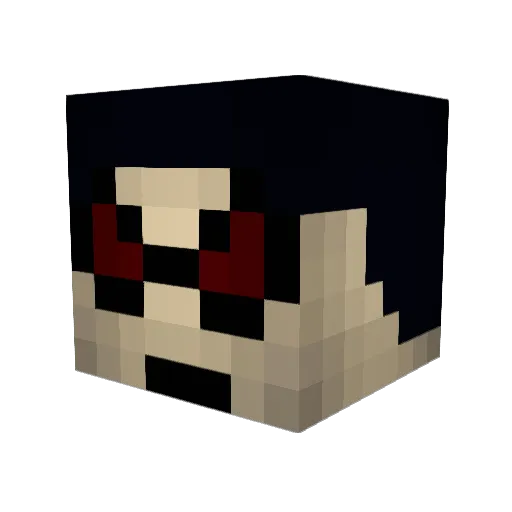 tomb44 Minecraft avatar head, 3D render