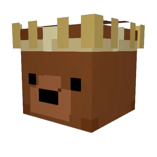 tombearrr Minecraft avatar head, 3D render