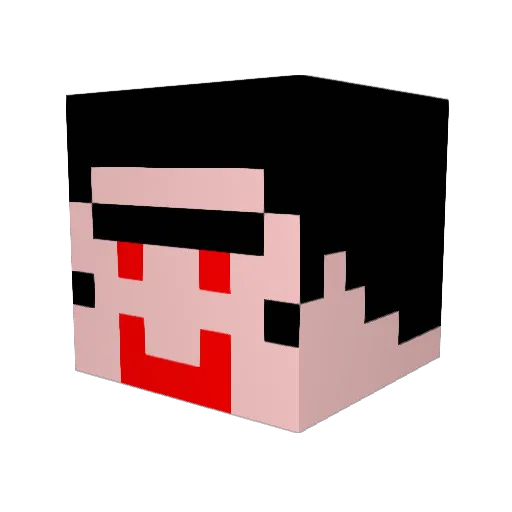 tombotboy Minecraft avatar head, 3D render