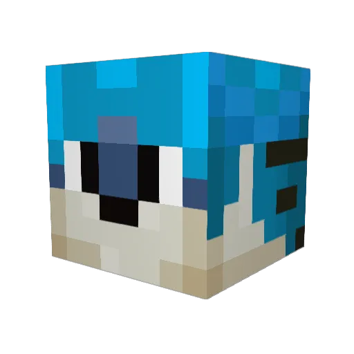 tomboy396 Minecraft avatar head, 3D render