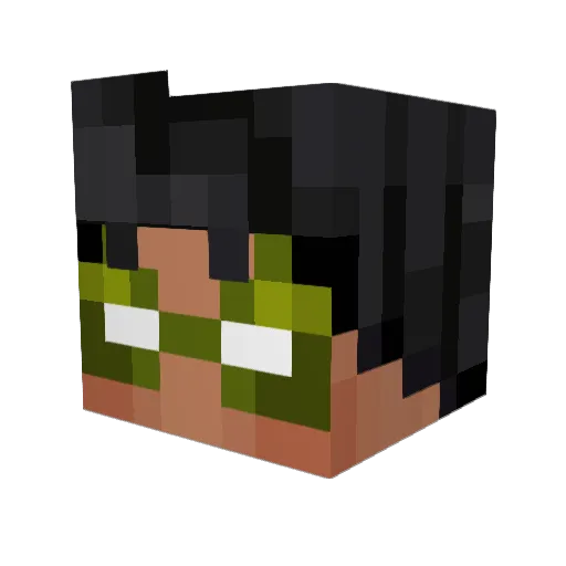 tomc4tt Minecraft avatar head, 3D render