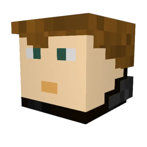 tomcity11 Minecraft avatar head, 3D render