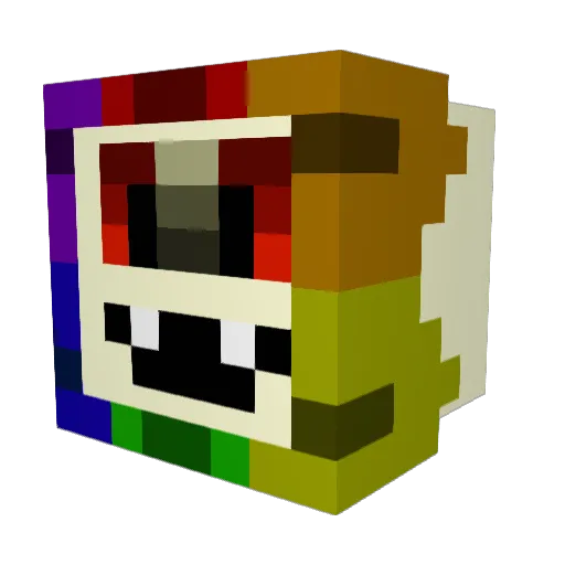 tomek747 Minecraft avatar head, 3D render