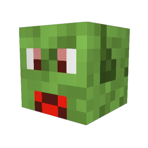 tomel32 Minecraft avatar head, 3D render