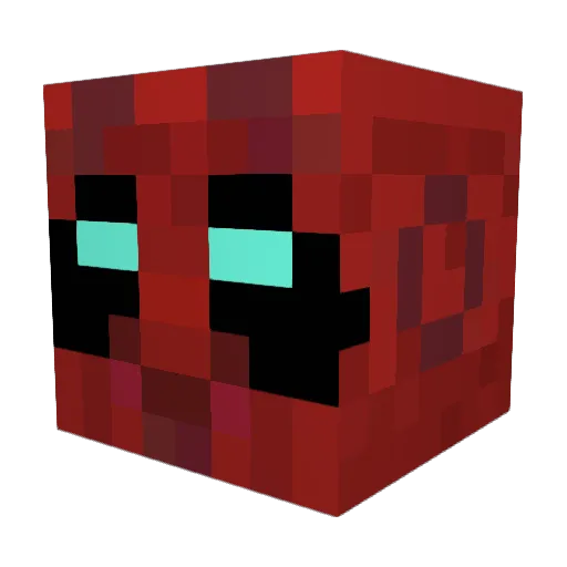 tomfoulk Minecraft avatar head, 3D render