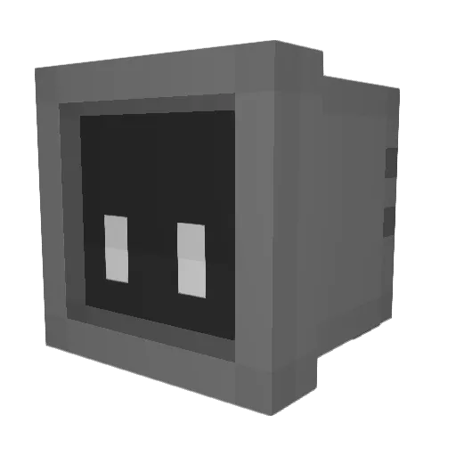 tomgv Minecraft avatar head, 3D render