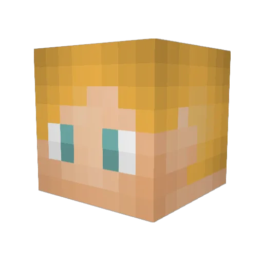 tomharry01 Minecraft avatar head, 3D render