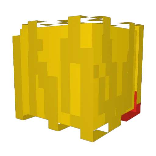 tomicurzio Minecraft avatar head, 3D render