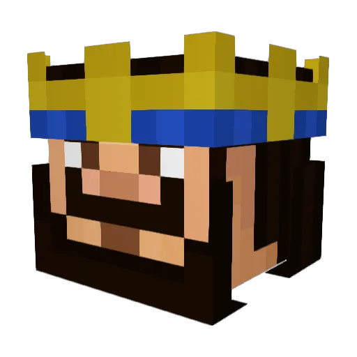 tomikhruska Minecraft avatar head, 3D render