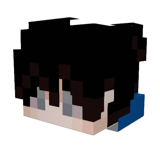 tomikkk08 Minecraft avatar head, 3D render