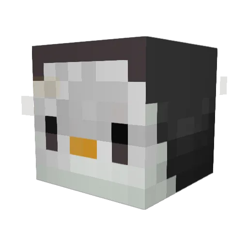 tomiska_ Minecraft avatar head, 3D render