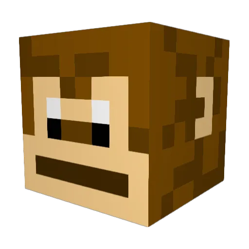 tommeke04 Minecraft avatar head, 3D render