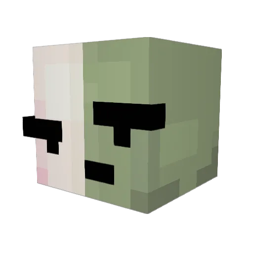 tommisaki Minecraft avatar head, 3D render