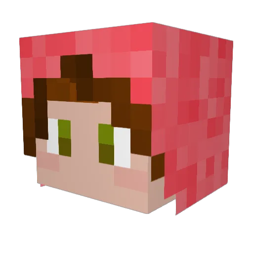 tommoss_ Minecraft avatar head, 3D render
