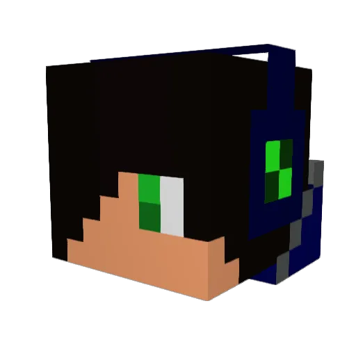 tommy122503 Minecraft avatar head, 3D render