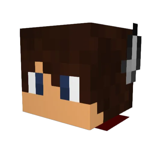 tommy2000712 Minecraft avatar head, 3D render