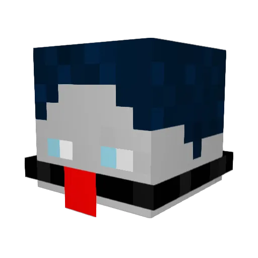tommy400000 Minecraft avatar head, 3D render