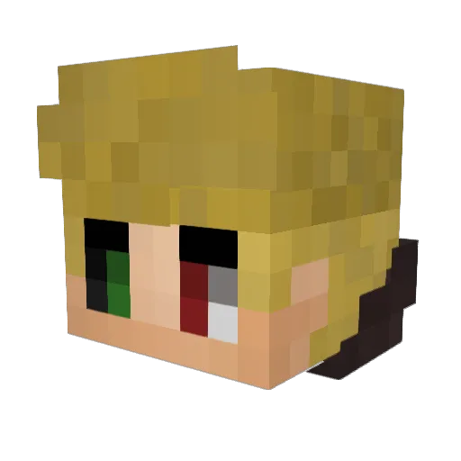 tommy83500 Minecraft avatar head, 3D render