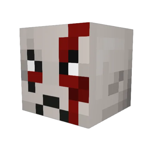 tommybe13 Minecraft avatar head, 3D render