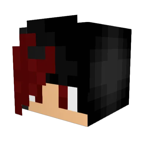 tommyjo Minecraft avatar head, 3D render