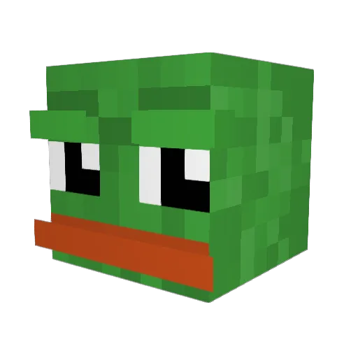 tommylitler Minecraft avatar head, 3D render