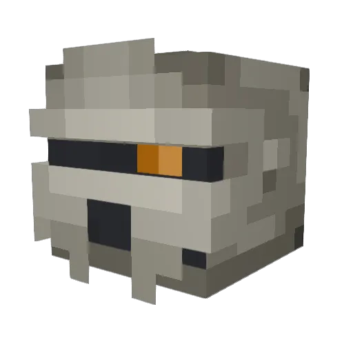 tommytith Minecraft avatar head, 3D render
