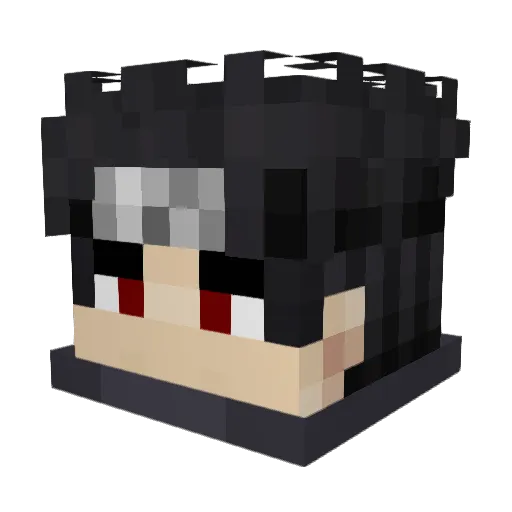 tommyxbox7453 Minecraft avatar head, 3D render
