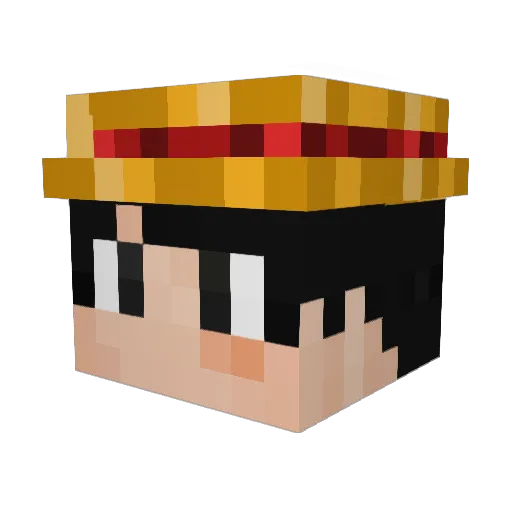 tomo0125 Minecraft avatar head, 3D render