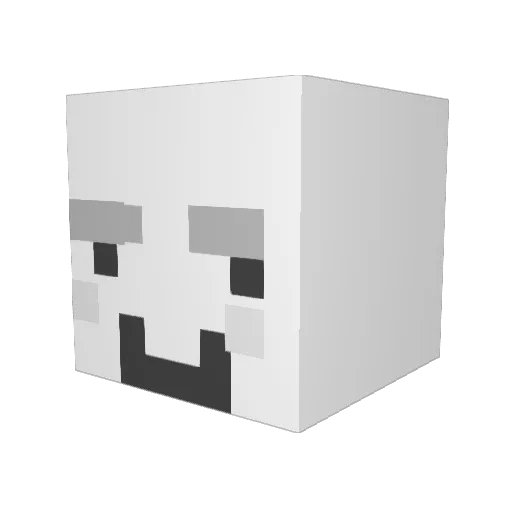 tomo071 Minecraft avatar head, 3D render