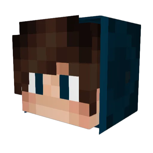 tomo_2191 Minecraft avatar head, 3D render
