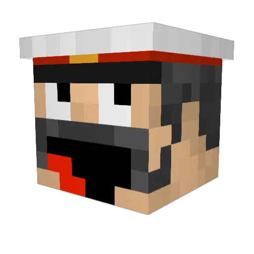 Minecraft-Avatar von tomokatynio: Kopf als 3D-Render
