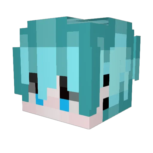 tomono0406 Minecraft avatar head, 3D render