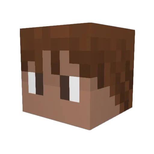 tomora10015 Minecraft avatar head, 3D render