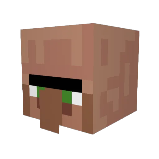 tomori_8 Minecraft avatar head, 3D render