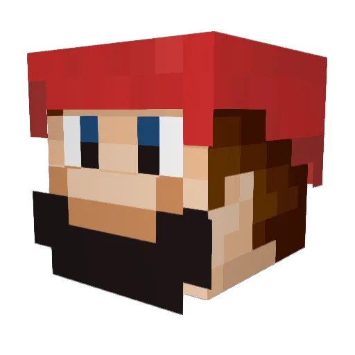tomotomo1217 Minecraft avatar head, 3D render