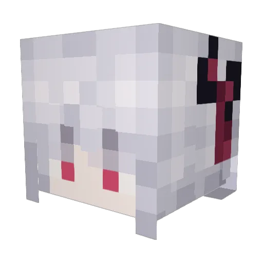 tomotomo12 Minecraft avatar head, 3D render
