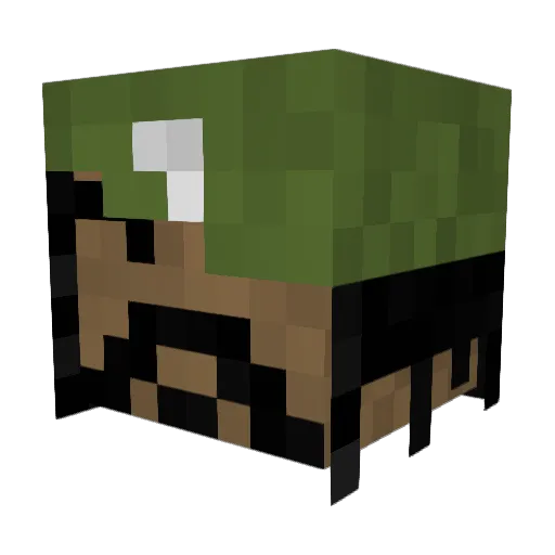 tompurt Minecraft avatar head, 3D render